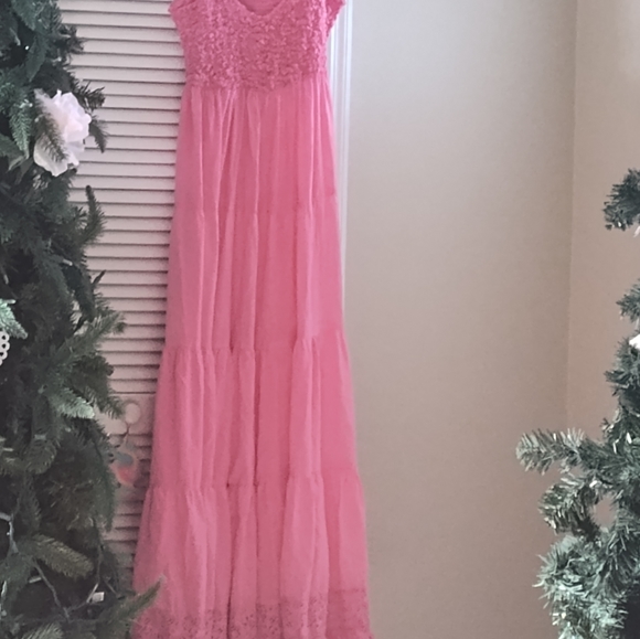 Pretty pink tall maxidress - Picture 2 of 2